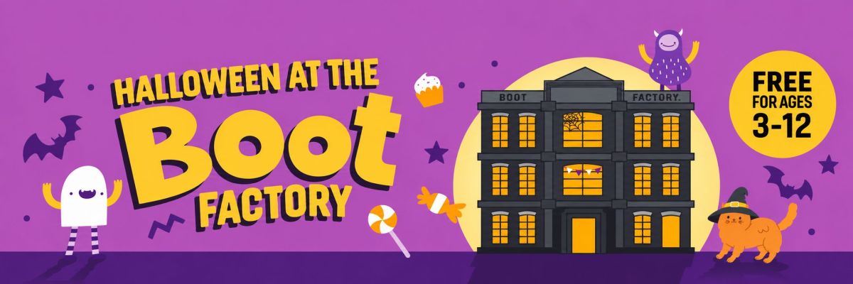 Halloween Boot Factory Banner